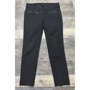 Ann Taylor Loft Women's Dress Pants Black and White Polka Dot Size 2
